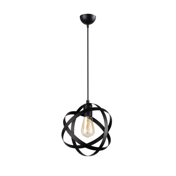 Lustră neagră din metal Lama – Squid Lighting-image-2