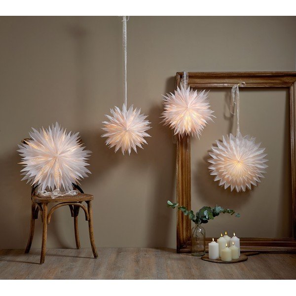 Decorațiune luminoasă albă de Crăciun ø 50 cm Dis - Star Trading-image-4