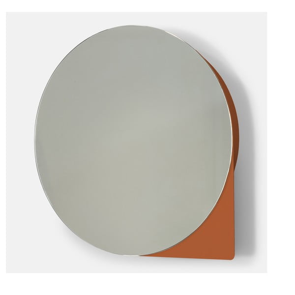 Dulap de baie teracotă suspendat/cu oglindă din metal 55x55 cm Sonnet – Spinder Design-image-3