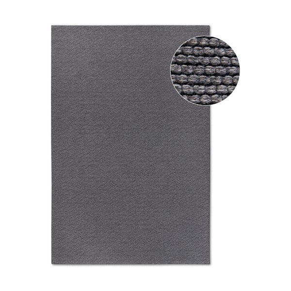 Covor gri închis din lână 200x290 cm Charles – Villeroy&Boch