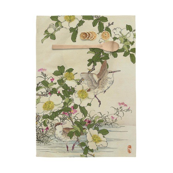 Set 2 prosoape din bumbac pentru bucătărie Happy Friday Basic Japonais, 70 x 50 cm-image-2