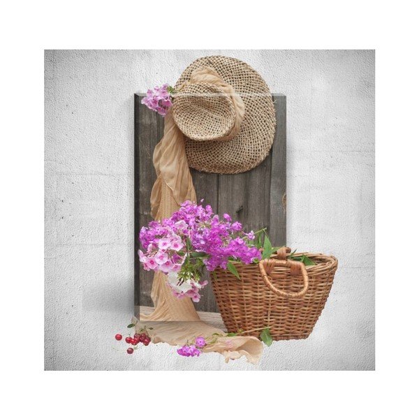 Tablou de perete 3D Mosticx Romantic Village, 40 x 60 cm