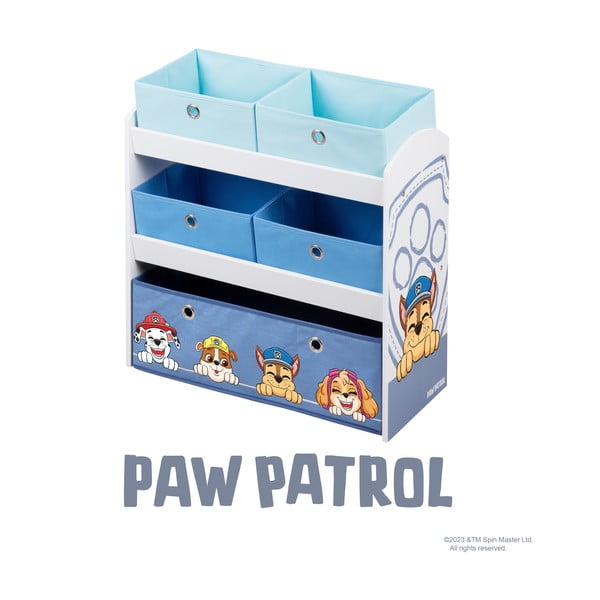 Organizator de jucării pentru copii 63.5x29.5x67 cm Paw Patrol – Roba-image-1