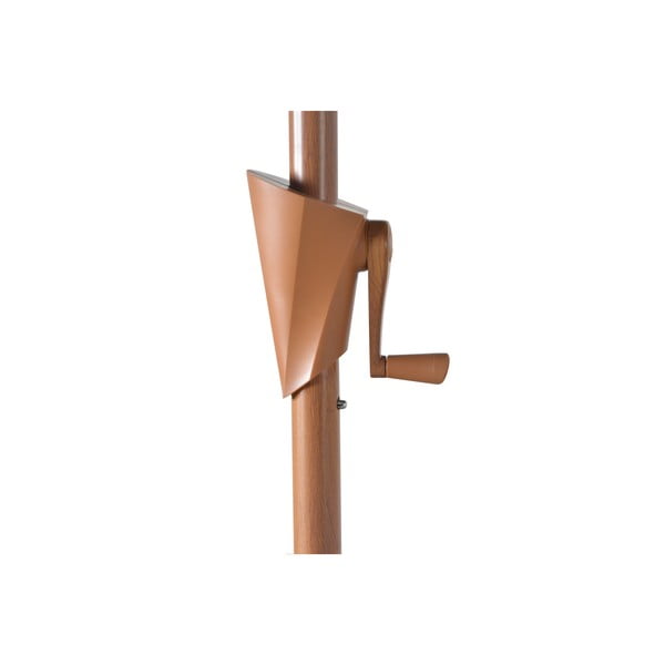 Umbrelă de soare bej ø 300 cm Wood – Rojaplast-image-4