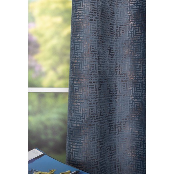 Draperie gri antracit 140x260 cm Terra – Mendola Fabrics-image-3