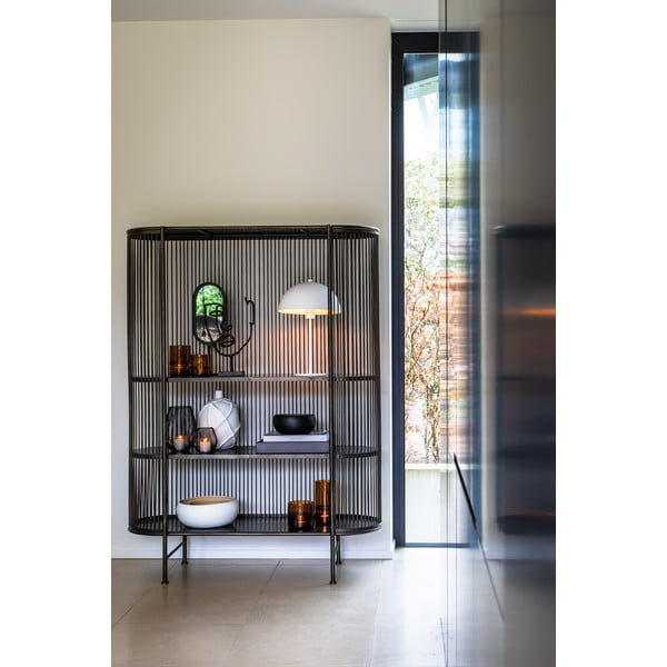 Comodă înaltă din metal negru 119x161 cm Yinthe - Light & Living-image-1