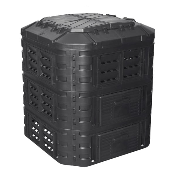 Coș pentru compost negru Modular – Rojaplast