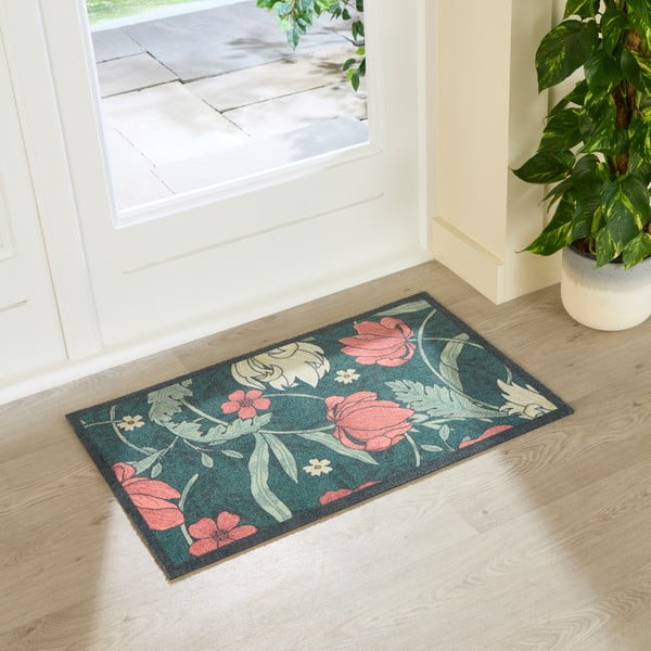 Covoraș de intrare 50x80 cm William Morris Rose – Artsy Doormats-image-1