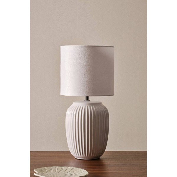 Veioză albă din ceramică (înălțime 41 cm) Karlsson – Jotex-image-4