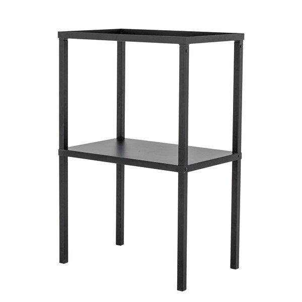 Etajeră neagră din metal 59x90x38 cm Loups – Bloomingville