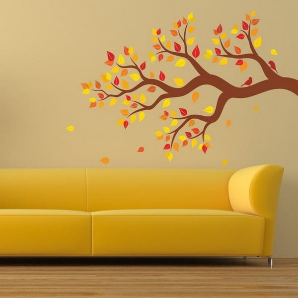 Autocolant decorativ pentru perete Autumn Tree