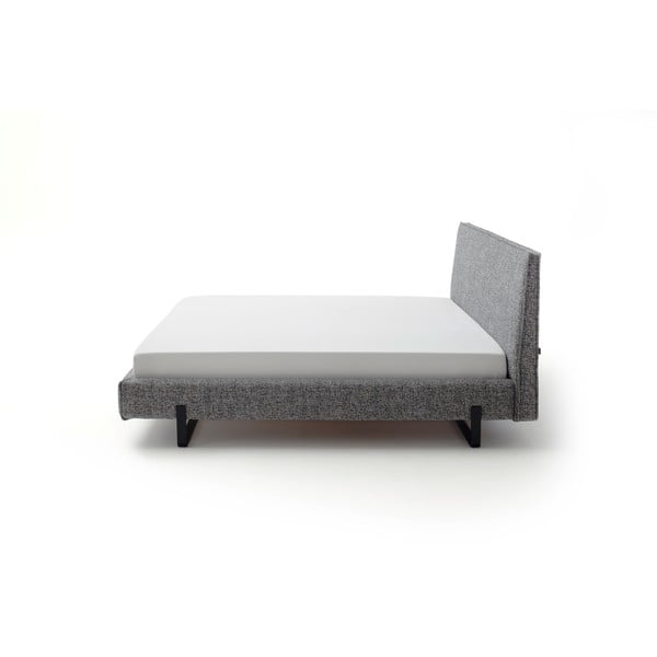 Pat matrimonial gri tapițat fără somieră 180x200 cm La Gomera – Meise Möbel-image-3