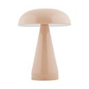 Veioză bej LED cu intensitate reglabilă cu abajur din metal (înălțime 20,5 cm) Rachel – Leitmotiv