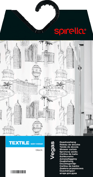 Perdea de duș 180x200 cm Vegas – Spirella-image-1
