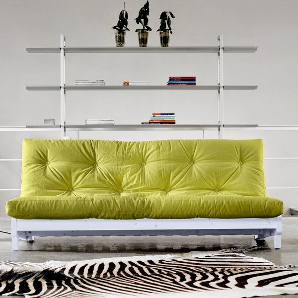 Canapea extensibilă Karup Fresh White/Fistic-image-1
