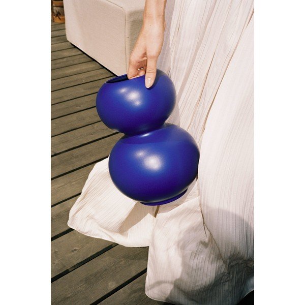 Vază albastru-închis din ceramică (înălțime 36 cm) Tuga – noo.ma-image-2