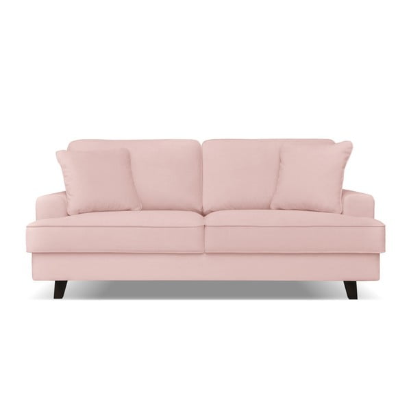 Canapea cu 3 locuri Cosmopolitan design Berlin, roz deschis