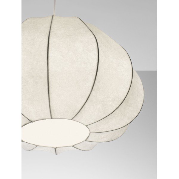 Lustră alb mat din material textil ø 50 cm Bora – Nova Luce-image-2