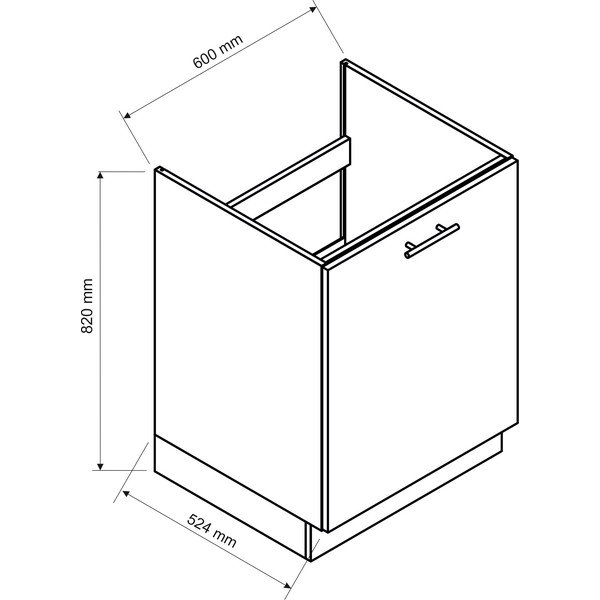 Dulap de bucătărie tip bază (lățime 60 cm) Kai – STOLKAR-image-2
