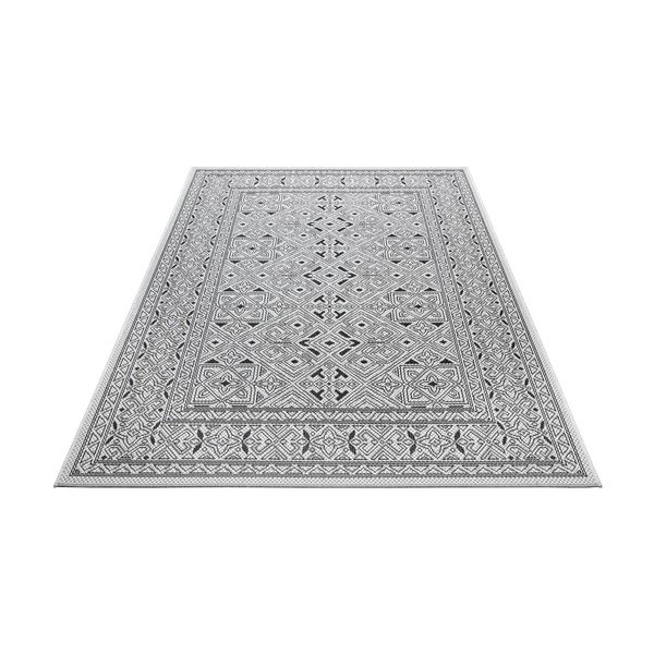 Covor adecvat pentru exterior NORTHRUGS Cuadrado, 70 x 140 cm, negru - bej-image-4