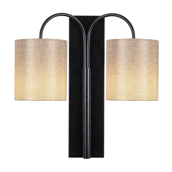 Aplică metalică Opviq lights Aristo, negru-image-1