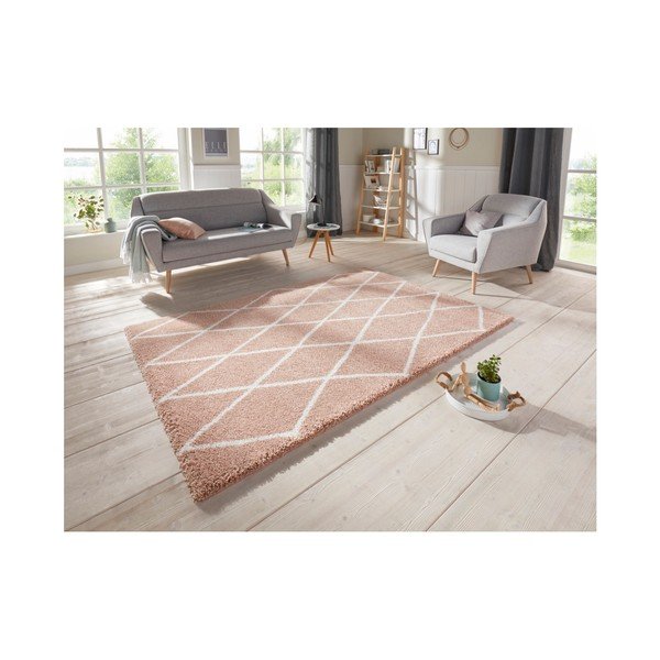 Covor Elle Decoration Passion Abbeville, 160 x 230 cm, roz-image-1