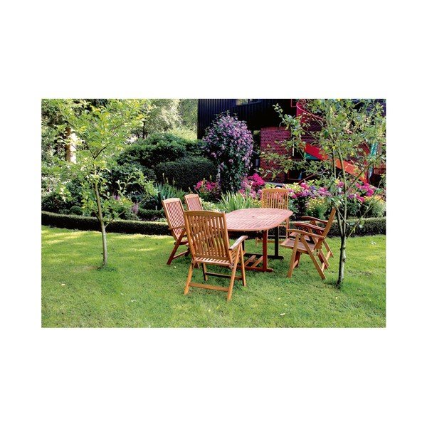 Masă de grădină extensibilă din lemn Bangkirai ADDU Sapa-image-1