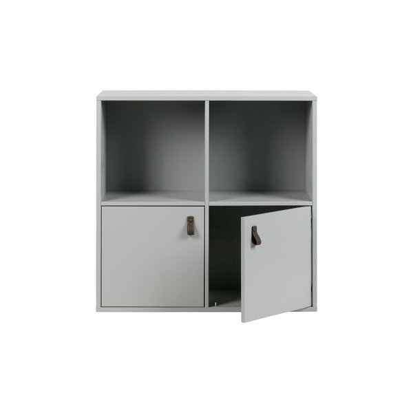 Bibliotecă modulară gri din lemn de pin 81x81 cm Vt – vtwonen-image-2