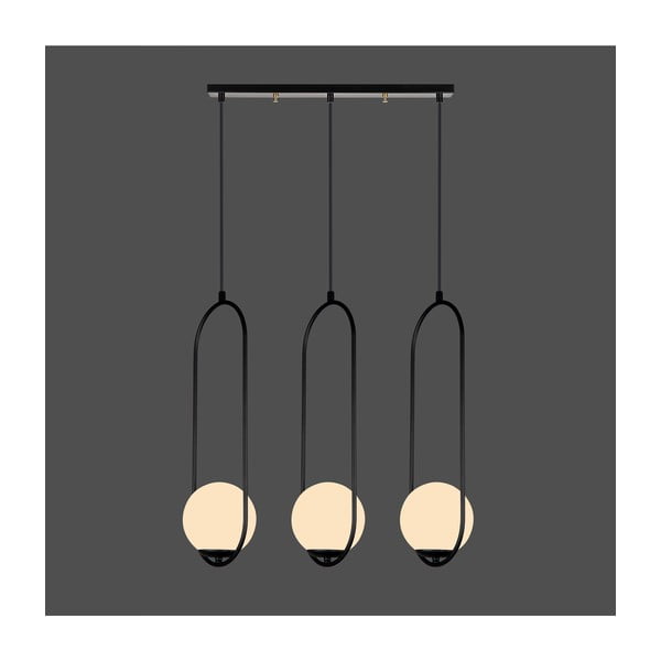 Lustră Squid Lighting Arch, înălțime 146 cm, negru-image-1