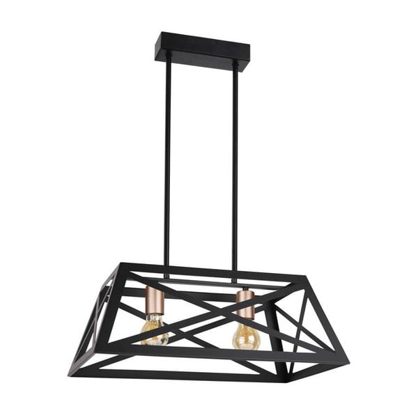 Lustră neagră din metal 32x51 cm Origami – Candellux Lighting