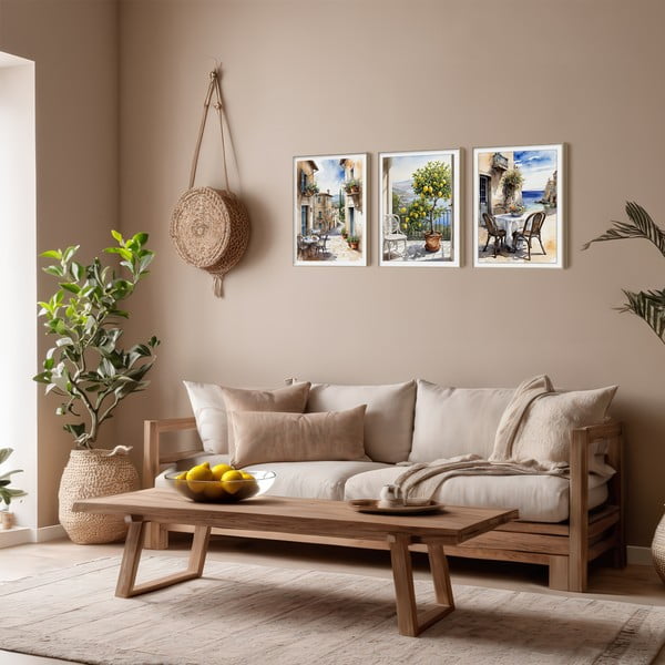 Tablouri 3 buc. 30x40 cm Tuscany – knor-image-1