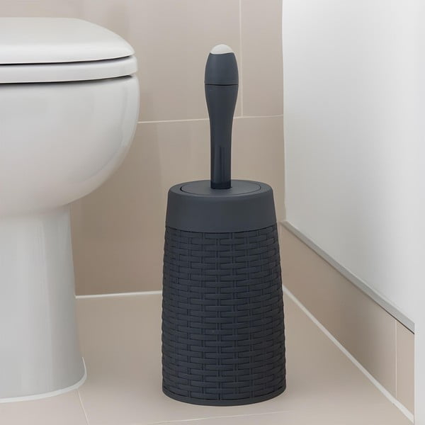 Perie de WC gri din plastic – Addis-image-4