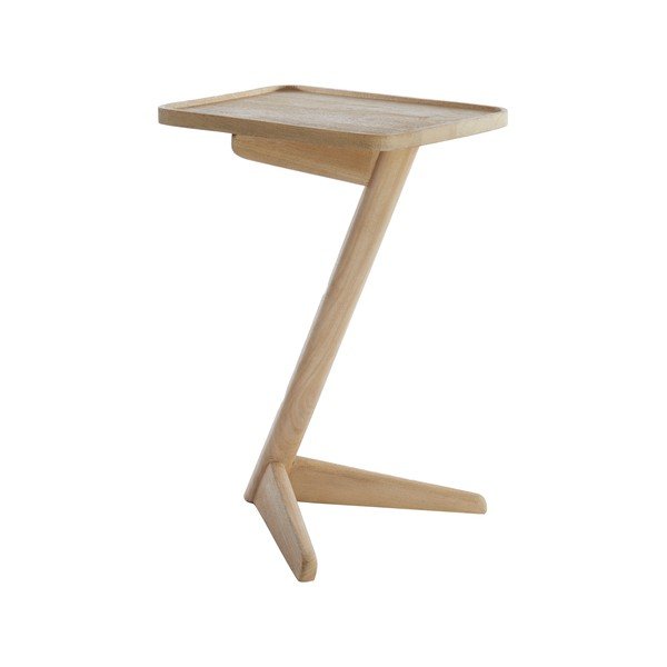 Măsuță auxiliară din lemn masiv de mango 42x45 cm Qiano – Light & Living-image-2