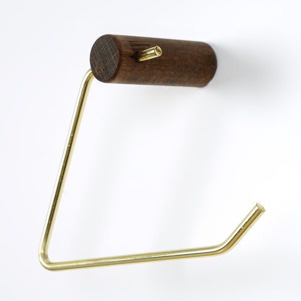 Suport pentru hârtie igienică de perete din lemn – Kalune Design-image-1