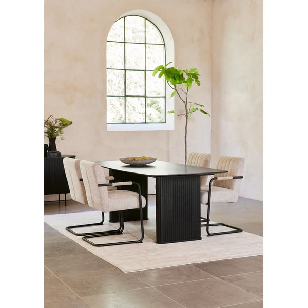 Scaun de dining bej Trout – Unique Furniture-image-2