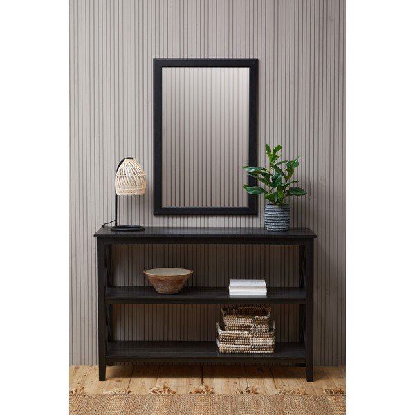 Etajeră neagră din lemn de pin 120x81x40 cm Heritage – Premier Housewares-image-4