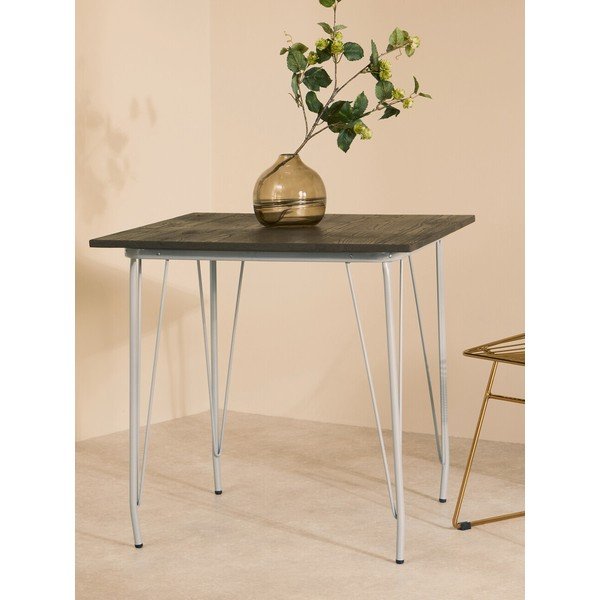 Masă de dining din lemn de ulm ø 80 cm District – Premier Housewares-image-3