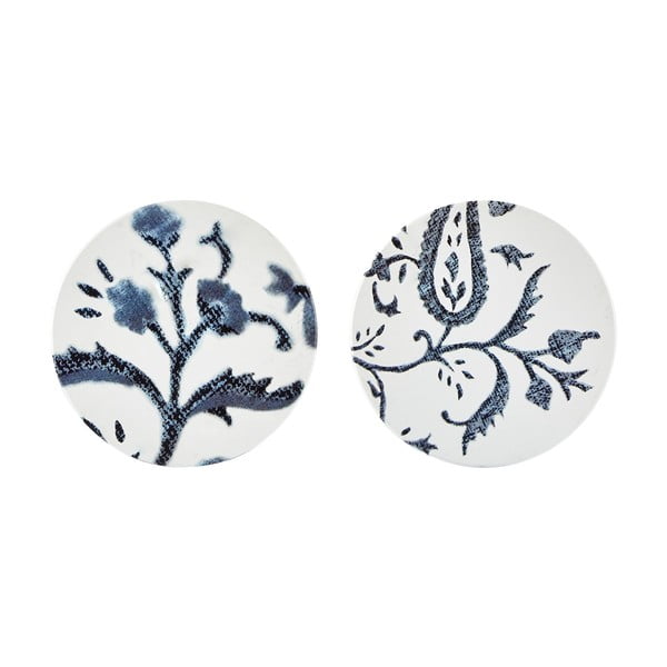 Set 2 suporturi de masă din ceramică, motive florale, Villa Collection