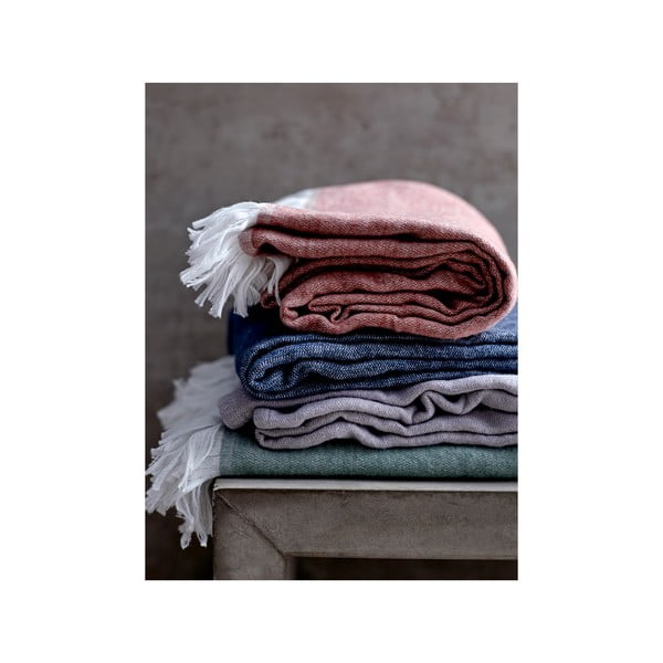 Pled din bumbac Södahl Julia, verde, 130 x 170 cm-image-2