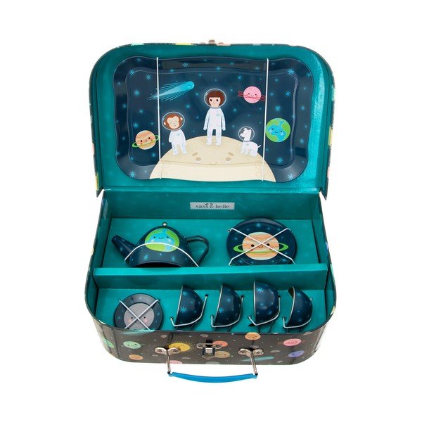 Set piese jucării ceai pentru copii Sass & Belle Space Explorer