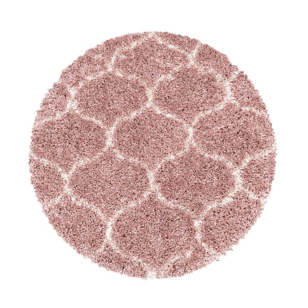 Covor roz rotund ø 200 cm Salsa – Ayyildiz Carpets