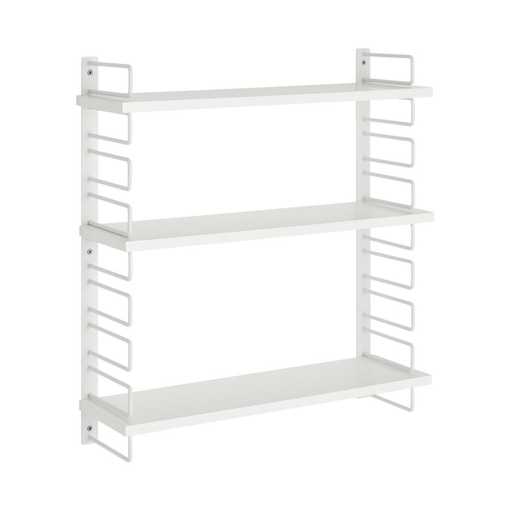Raft alb etajat din metal 54 cm Iseo – Ellos Home
