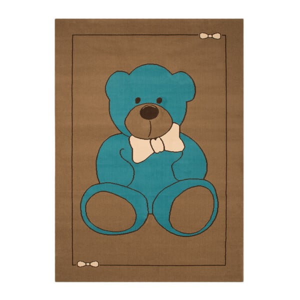 Covor Zala Living Bear, 140 x 200 cm, maro-albastru