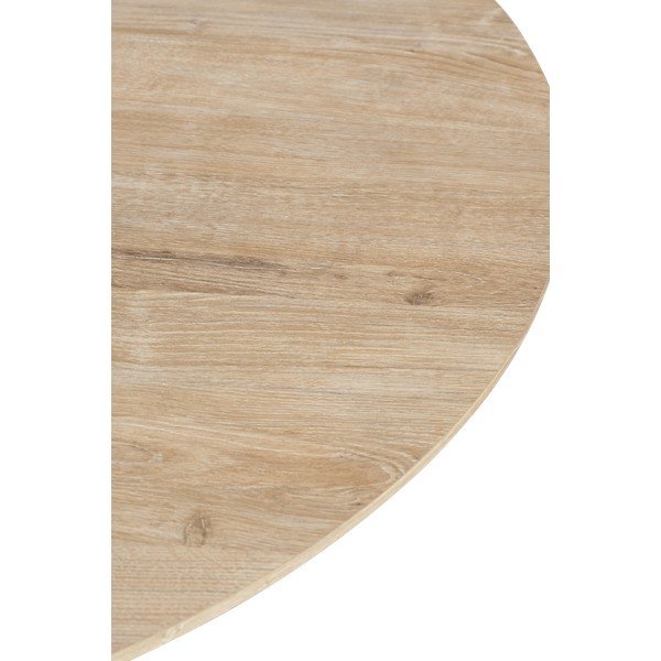 Masă de dining rotundă cu aspect de lemn de fag ø 110 cm Week – Ellos Home-image-3