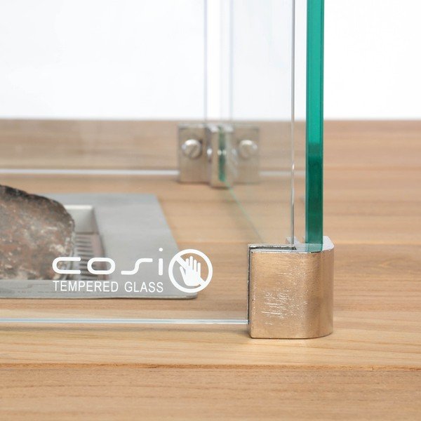 Protecție din sticlă pentru vatră de foc/șemineu COSI Cosi, 65 x 33 cm-image-3