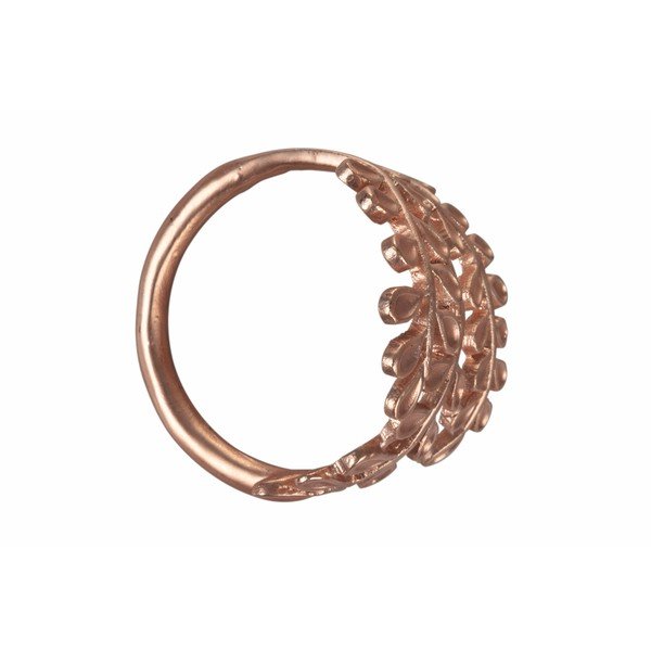 Set 4 inele pentru șervețele din metal Villa d'Este Rose Gold-image-1
