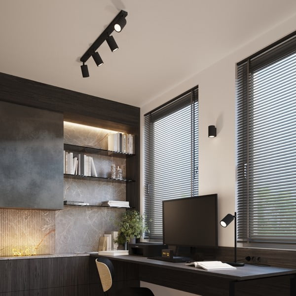 Spot negru 6,5x81 cm Gleam – Sollux-image-1