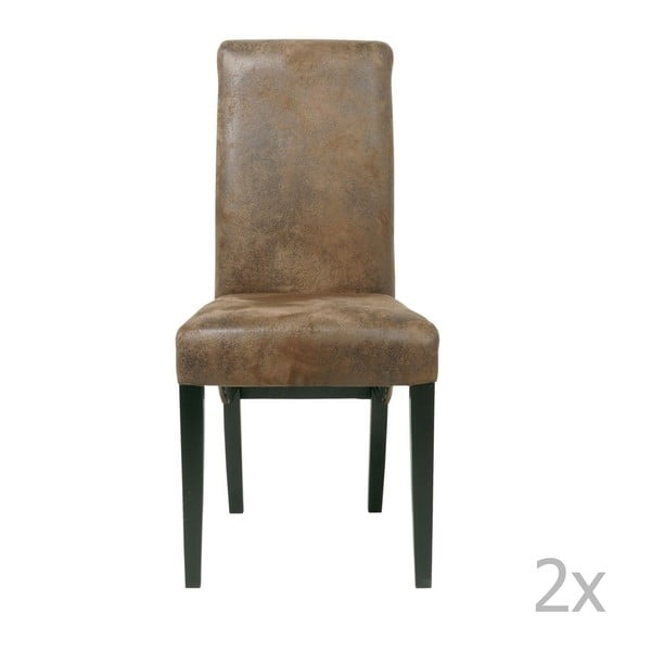 Set 2 scaune cu picioare din lemn de fag Kare Design Chiara Vintage