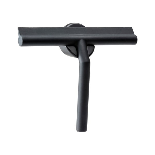 Ștergător cu suport pentru baie Zone, negru-image-2