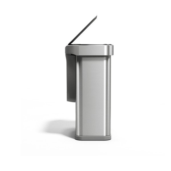 Coș de gunoi argintiu cu senzori de deschidere din oțel 58 l Sensor – simplehuman-image-4
